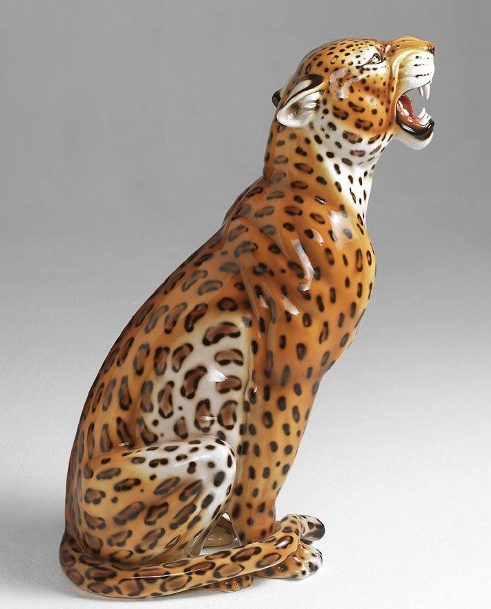 Porselen "Leopard" XXL 96 cm. Bestilling