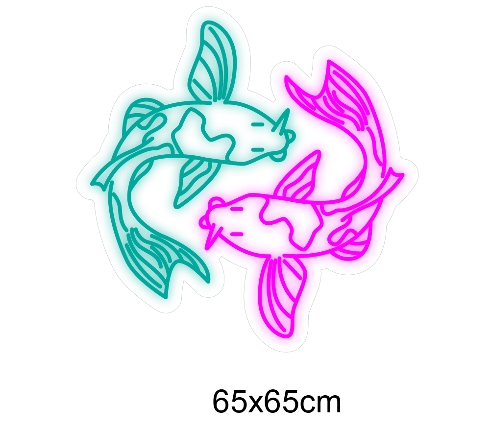 "Koi" Led Neonskilt - Bestilling!