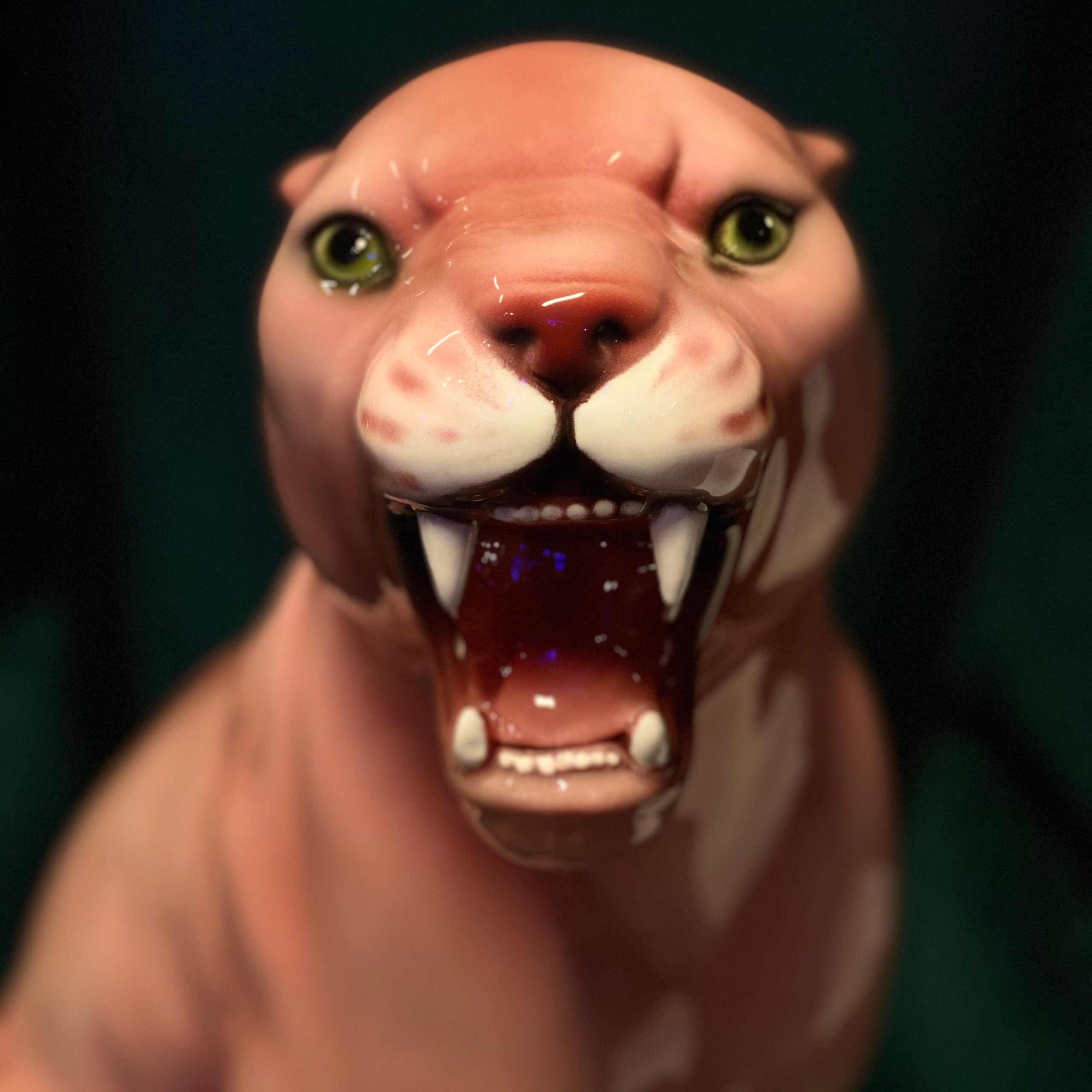 Porselen "Rosa Panter" L 62 cm