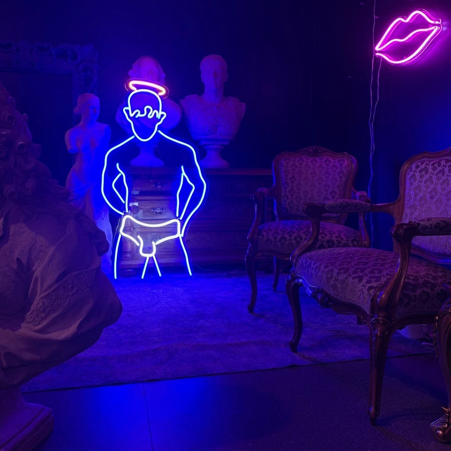 "THE BOY" LED NEONSKILT. Bestilling!