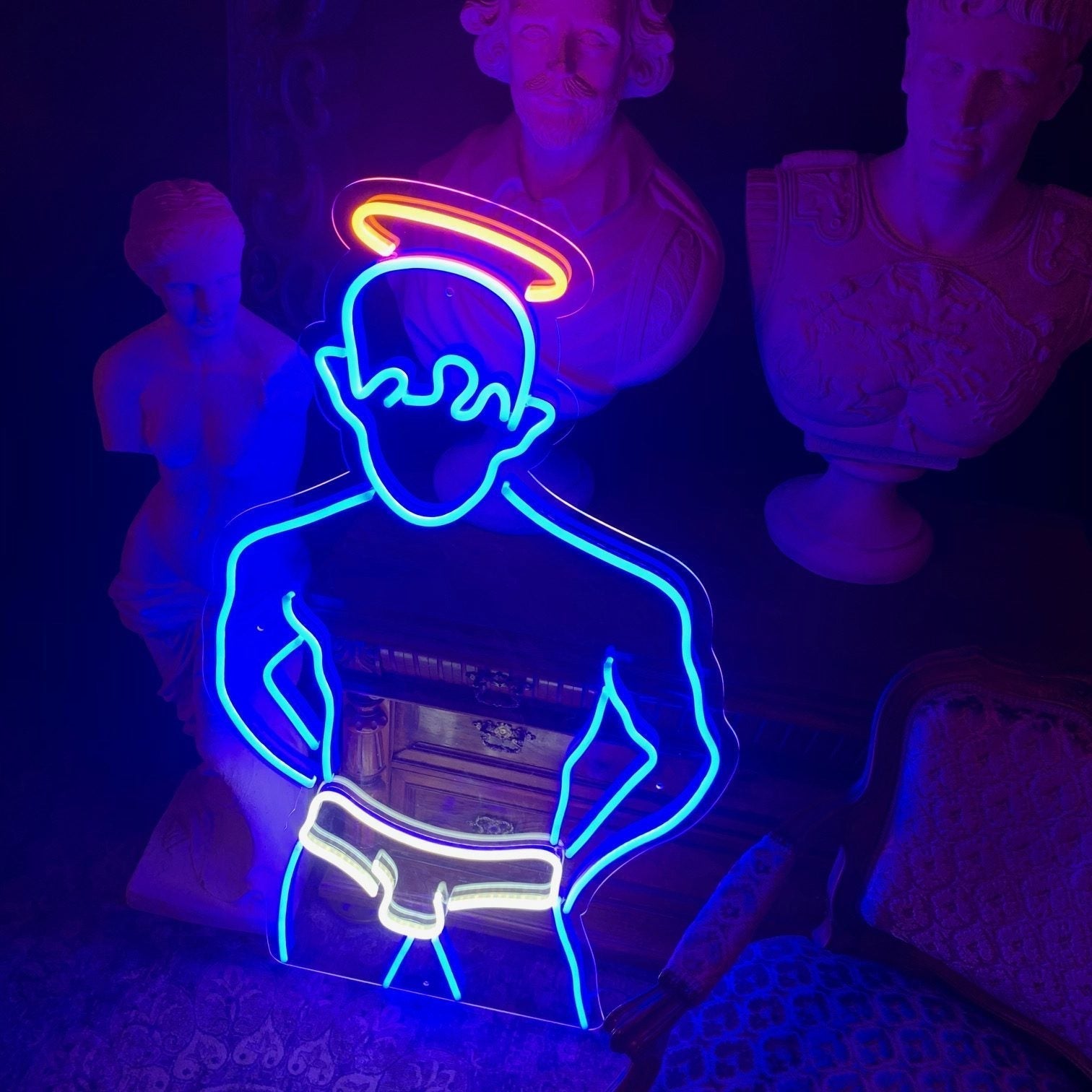 "THE BOY" LED NEONSKILT. Bestilling!