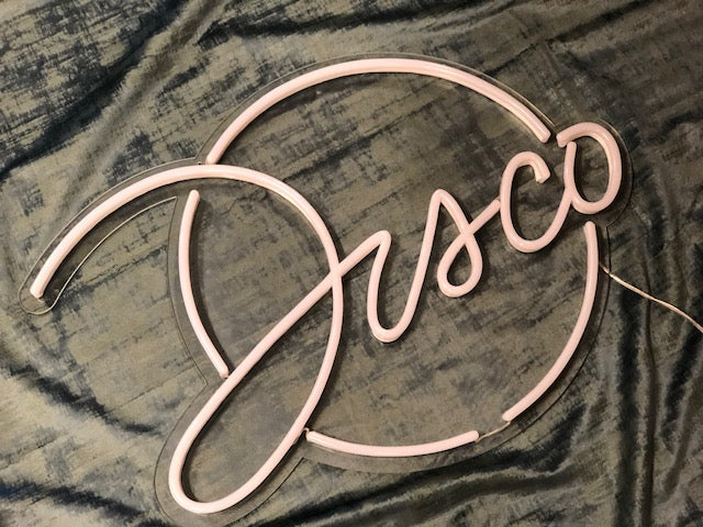 "Disco" LED NEONSKILT. Bestilling!