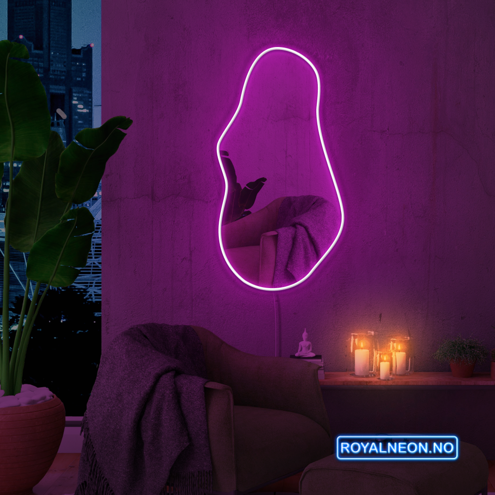 Speil "Trendy med RGB" Led neonskilt. Bestilling!