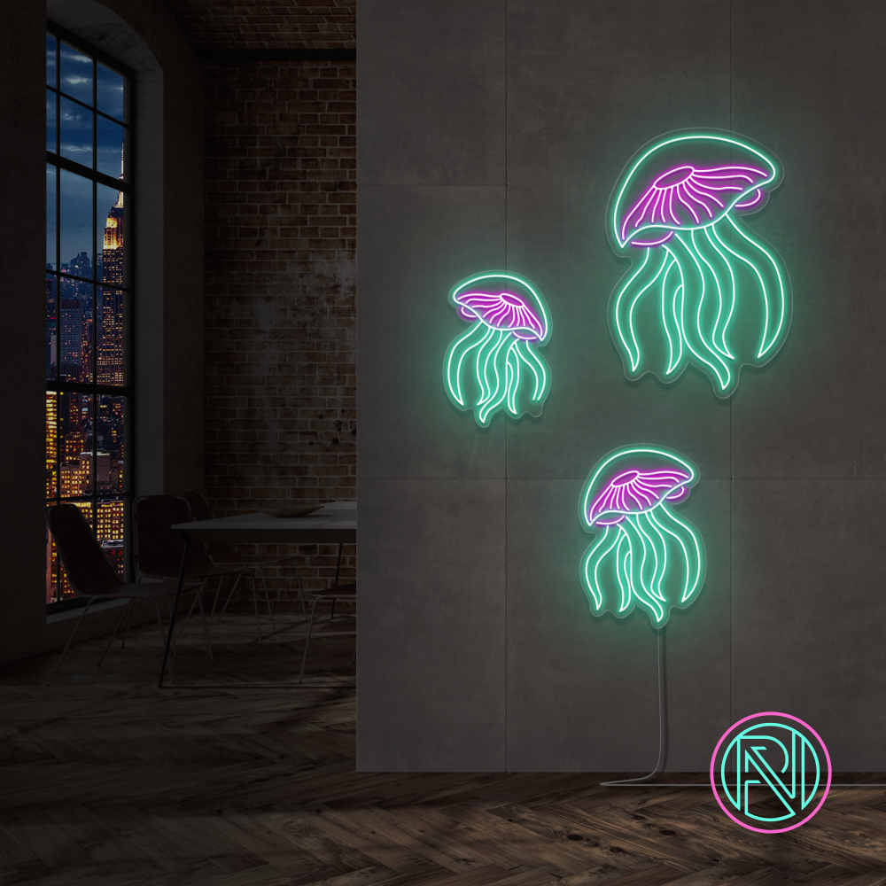 "SQUID" Led Neonskilt. Bestilling!
