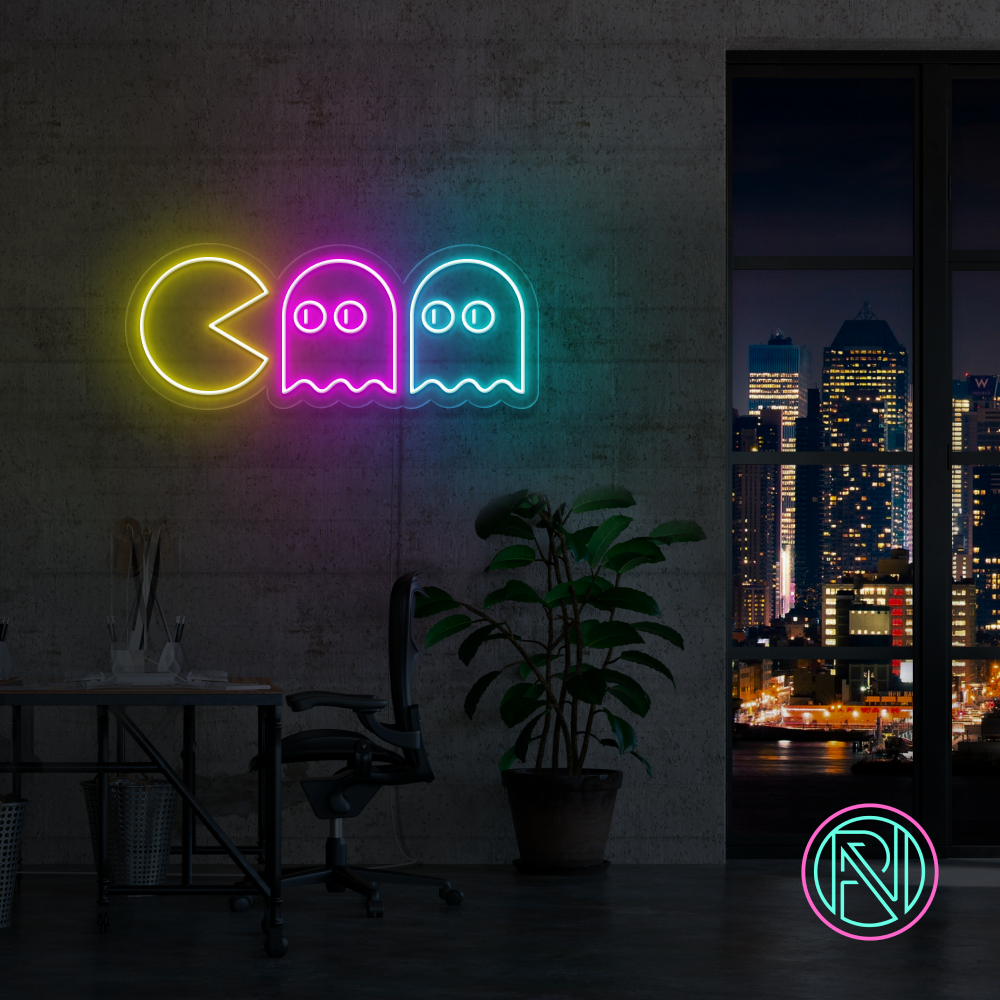"Nintendo Emoji" Led Neonskilt. Bestilling!