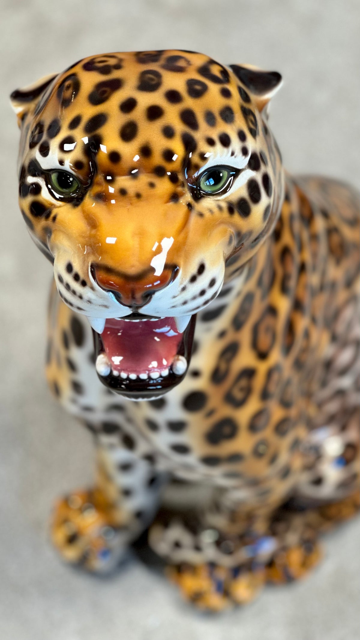 "Leopard" Porselen - XL 86 cm. Bestilling!