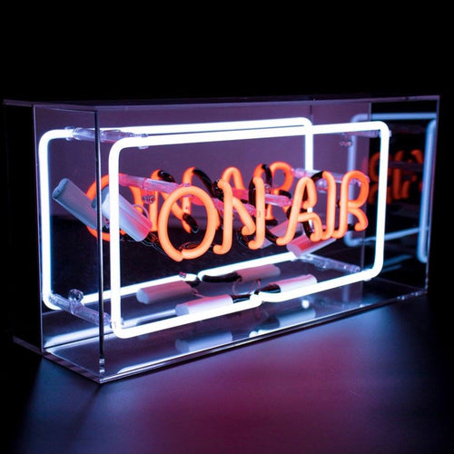 Neon "On Air" Akrylboks. Fri frakt!