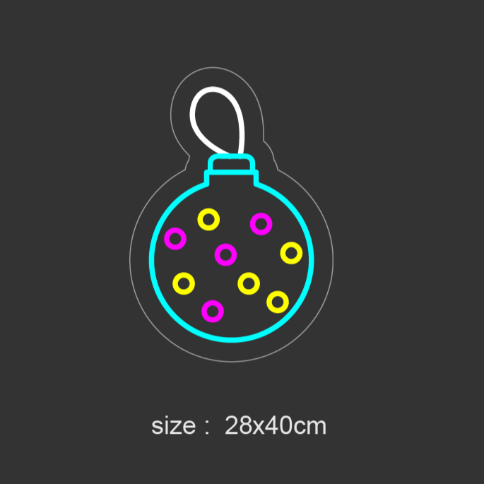 "Color ball" Led Neonskilt.