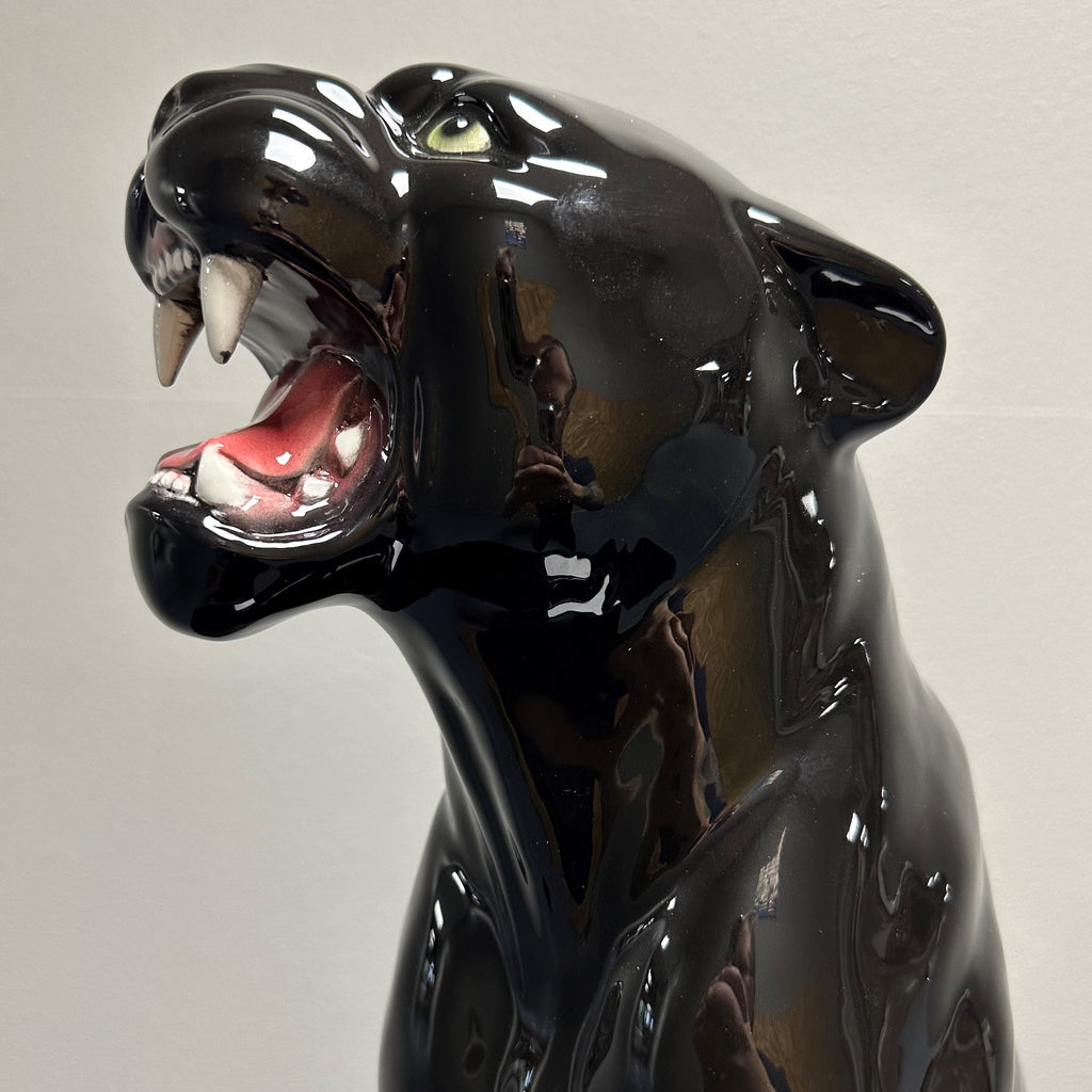 Porselen "Svart Panter" M 45 cm