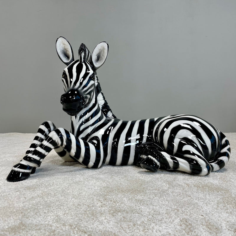 Porselen "Zebra" 71x50cm. Bestilling!