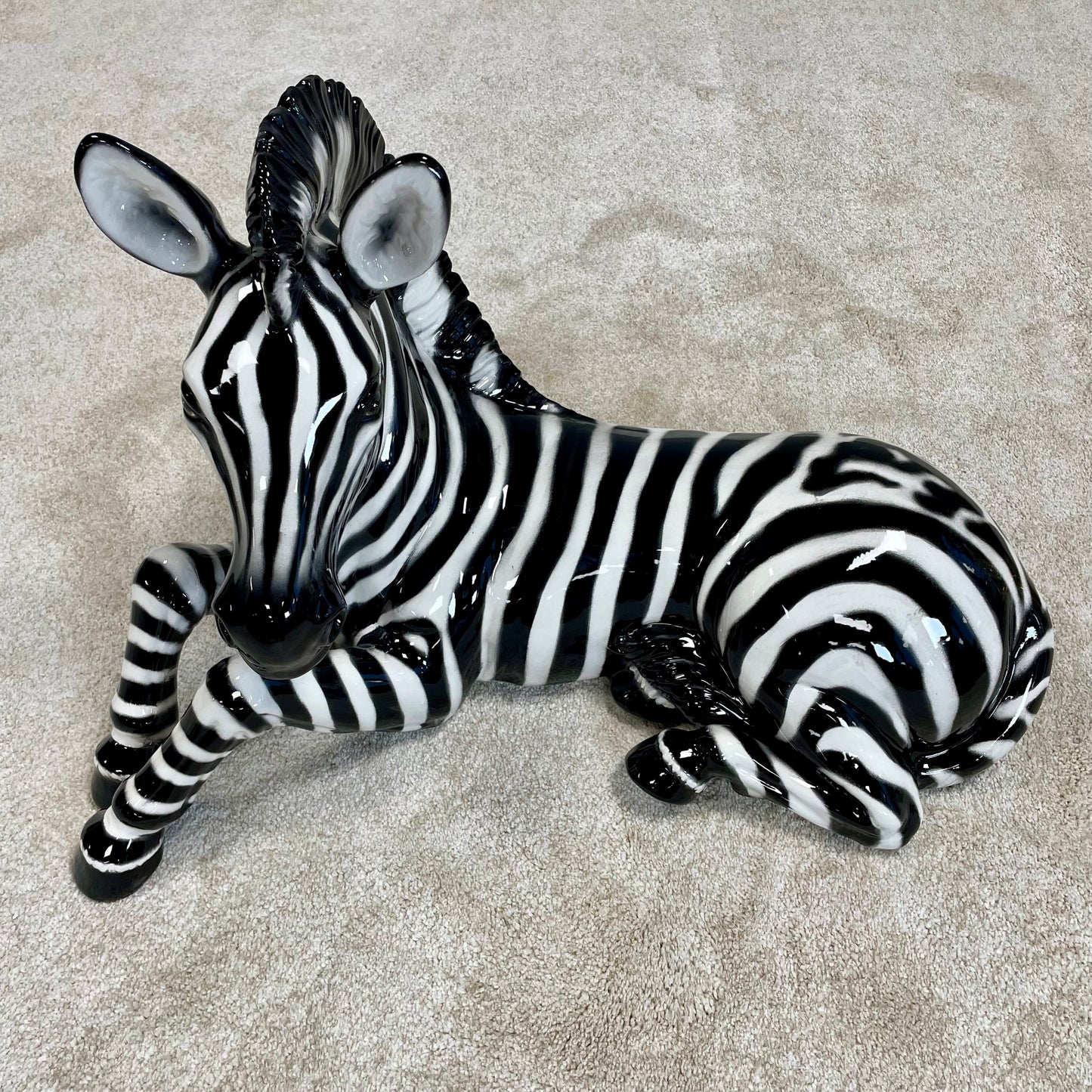 Porselen "Zebra" 71x50cm. Bestilling!