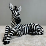 Porselen "Zebra" 71x50cm. Bestilling!