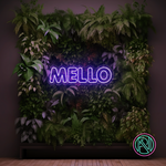 "MELLO" Led Neonskilt. Bestilling!