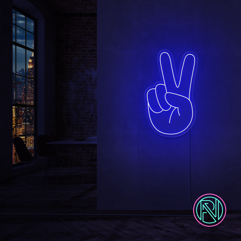 "Peace" Led neonskilt.