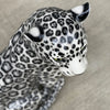 Porselen "Jaguar" 88cm. Svart og Hvit. Bestilling!