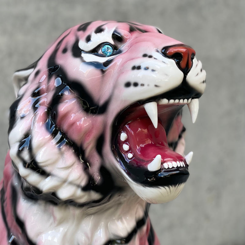 Porselen "Rosa Tiger" 92 cm XL. Bestilling!