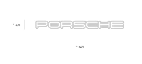 «Porsche» LED NEONSKILT. 111x10cm. Bestilling!