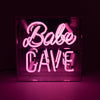 Neon “Babe CAVE” Pink. Akrylbos. Bestilling!