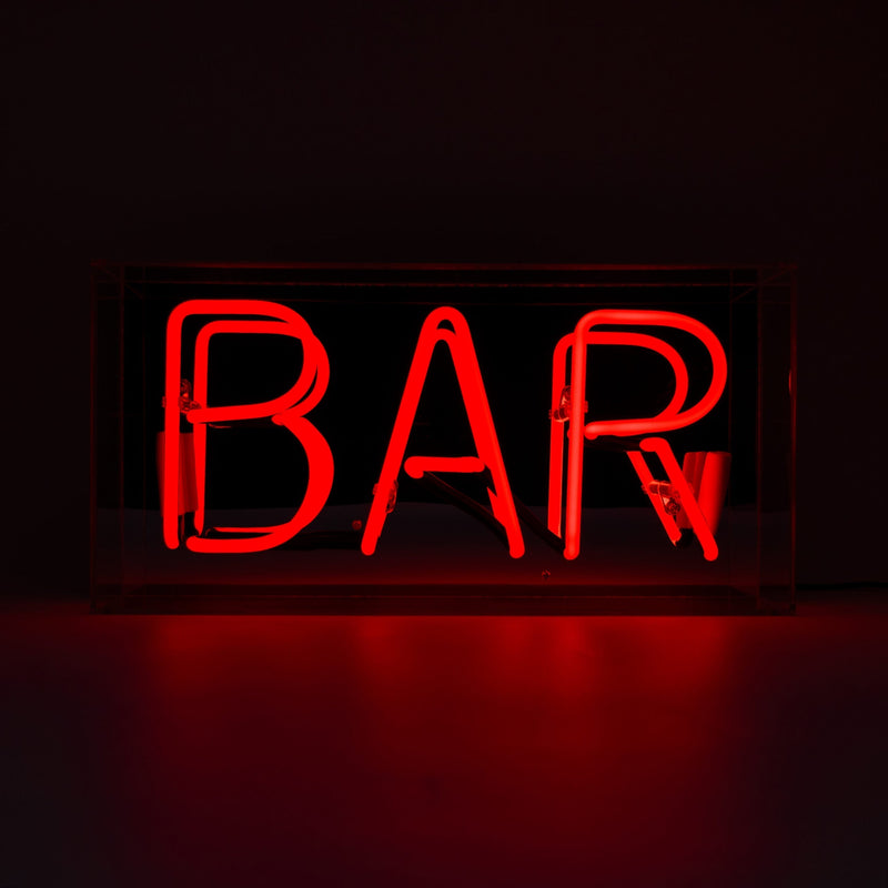 Neon "BAR" Akrylboks.