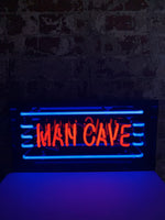 Neon "MAN CAVE" Akrylbok