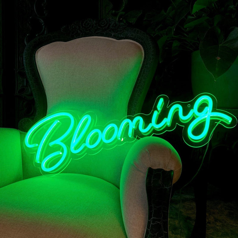Neonskilt "Blooming"