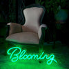 "Blooming" LED NEONSKILT. 80x31cm. Velg ønsket farge. Bestilling!