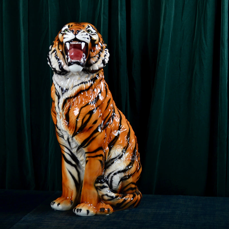 Porselen "Tiger" XL 92 cm.