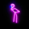 Neonskilt - Flamingo