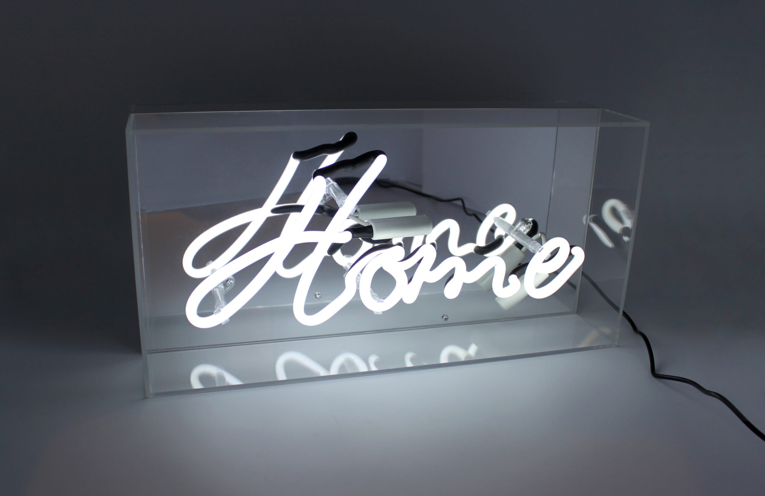 Neon "Home" Akrylboks.
