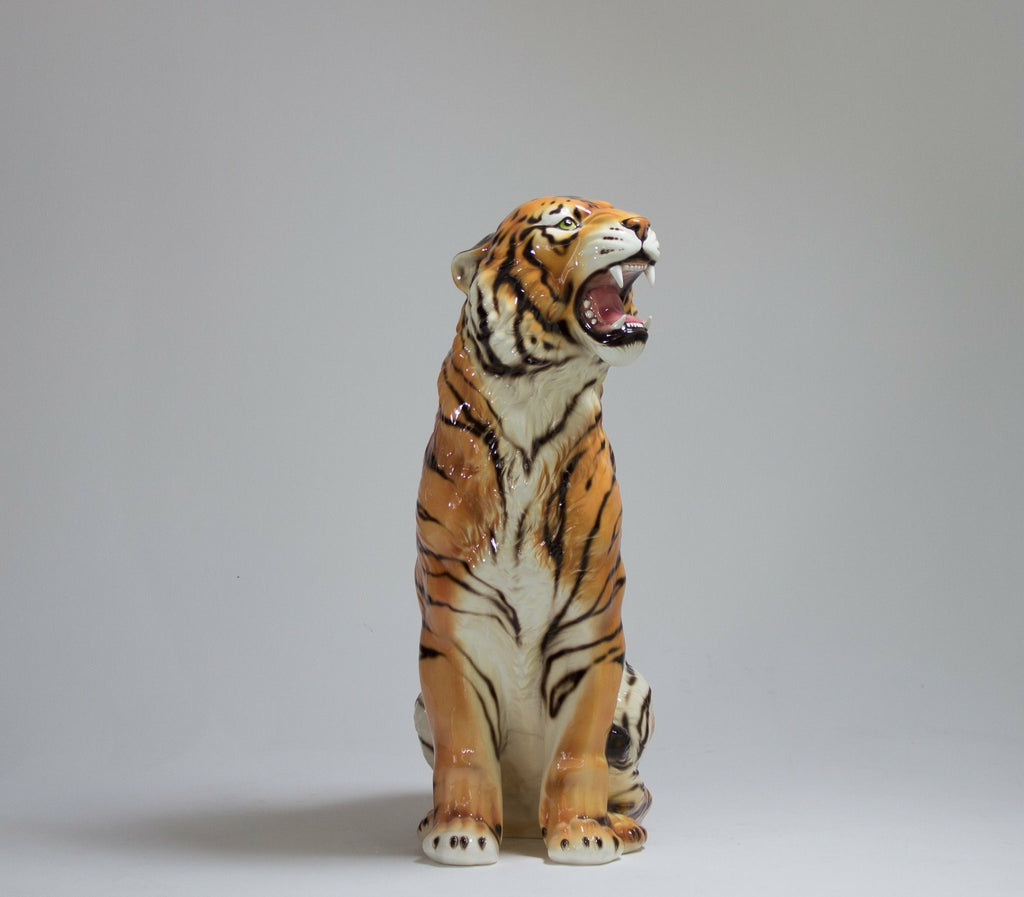 Porselen "Tiger" XL 92 cm. Bestilling!
