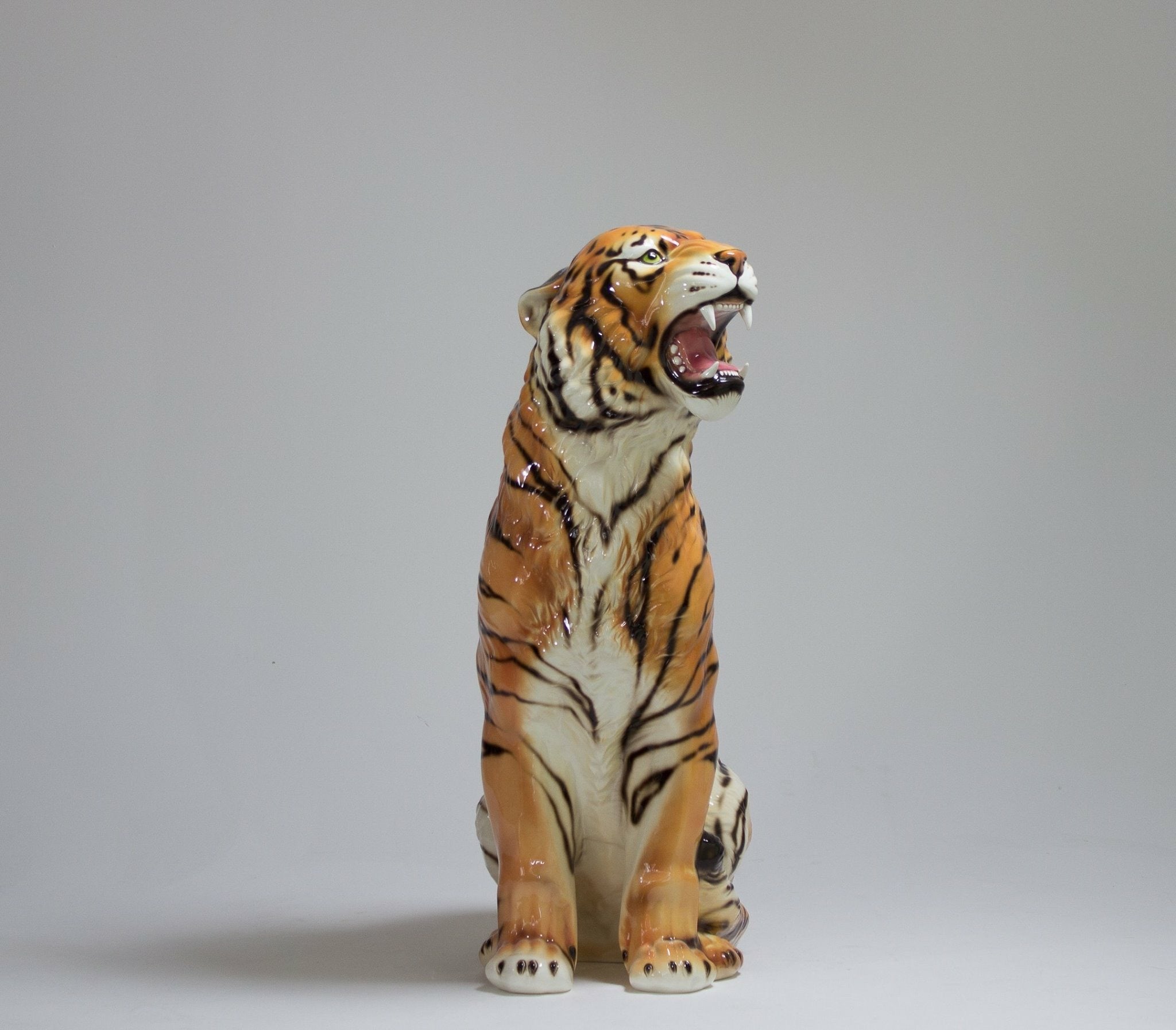 Porselen "Tiger" XL 92 cm. Bestilling!
