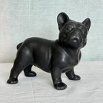 Porselen "Fransk bulldog" 17 cm "Svart"