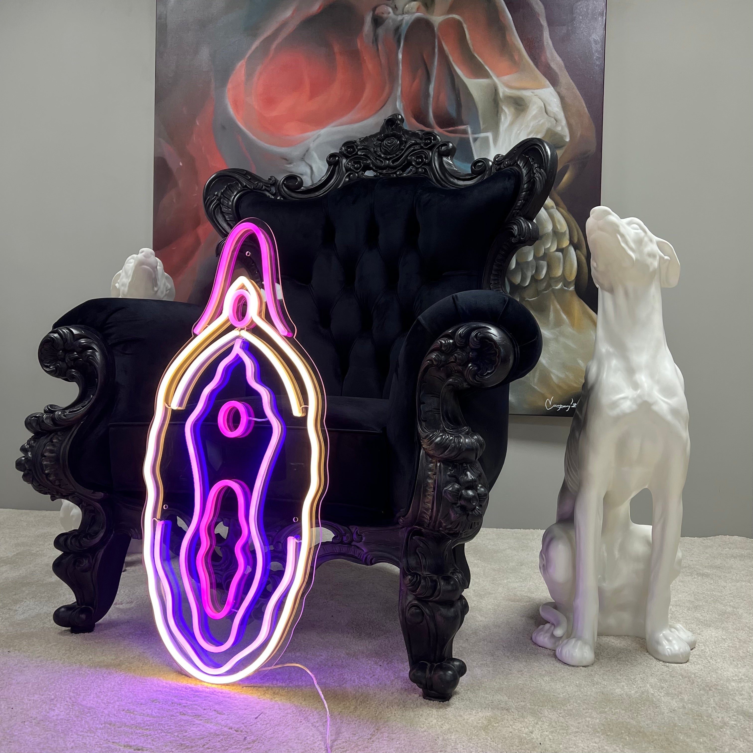 "Underbart" LED NEONSKILT. Bestilling!