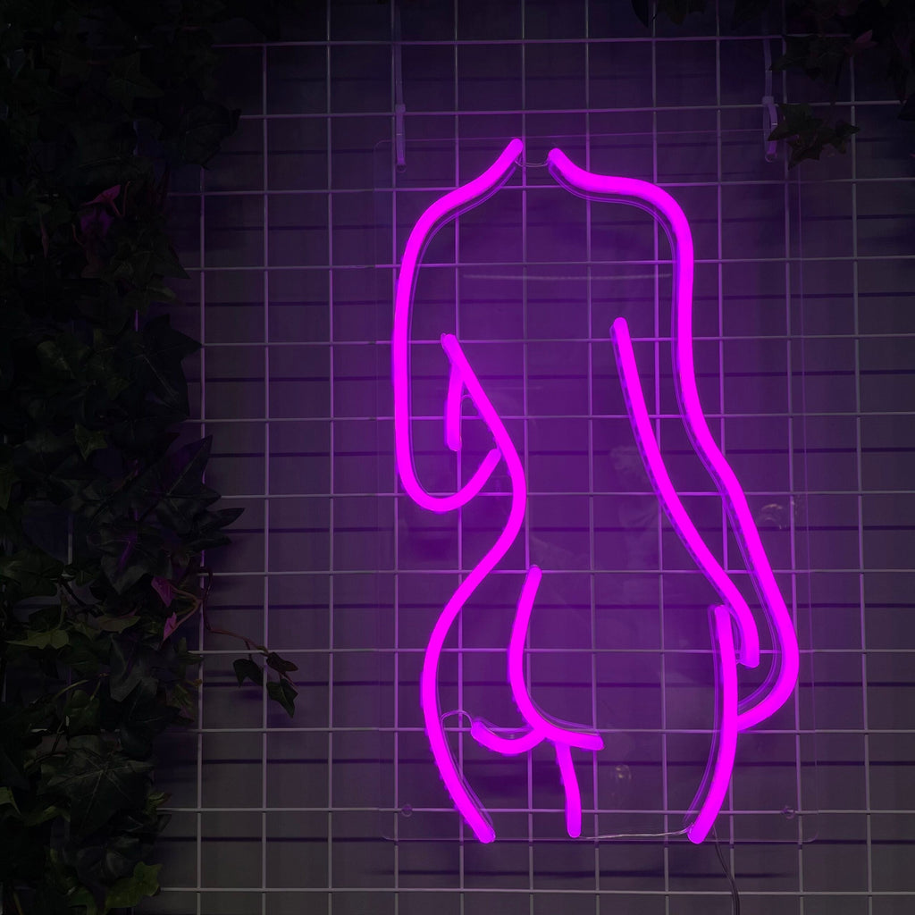 Neonskilt (Kvinnokropp)