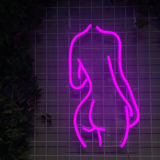 Neonskilt (Kvinnokropp)