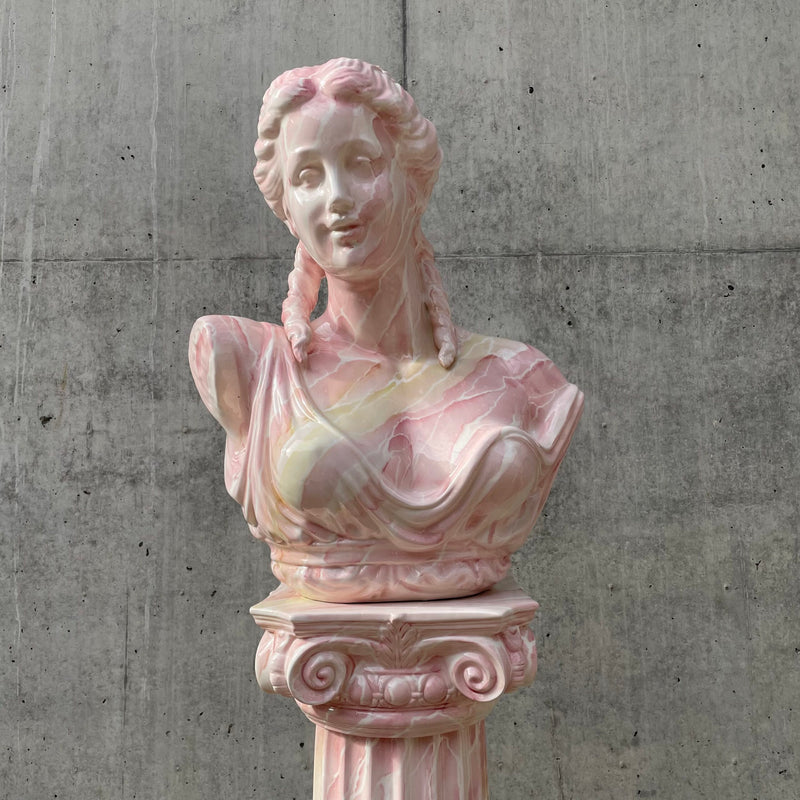 Statue "Donna" Rosa 65 cm