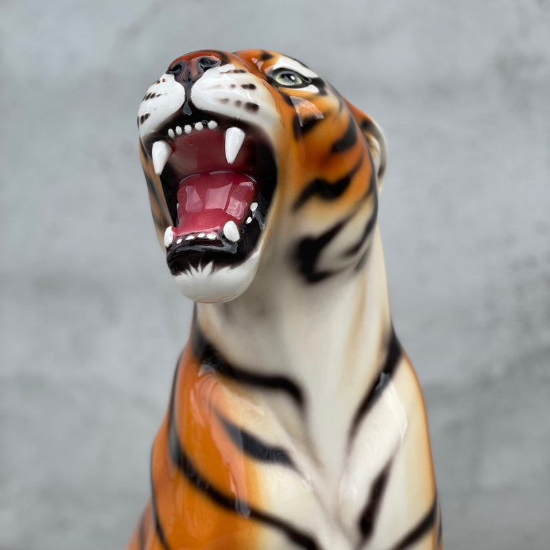 Porselen "Tiger" L 62 cm. Bestilling!