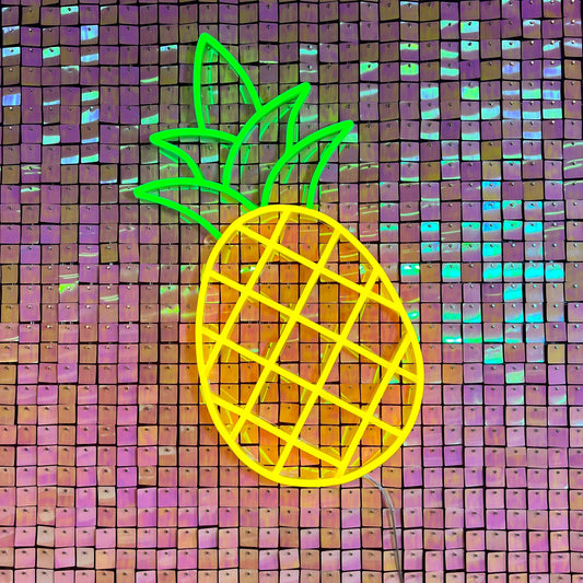 "Ananas" LED NEONSKILT.