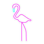 Neonskilt "Flamingo" Rosa. Bestilling!