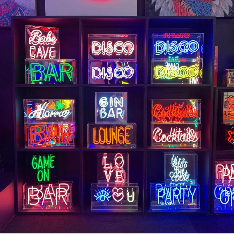 Neon "BAR" Akrylboks.