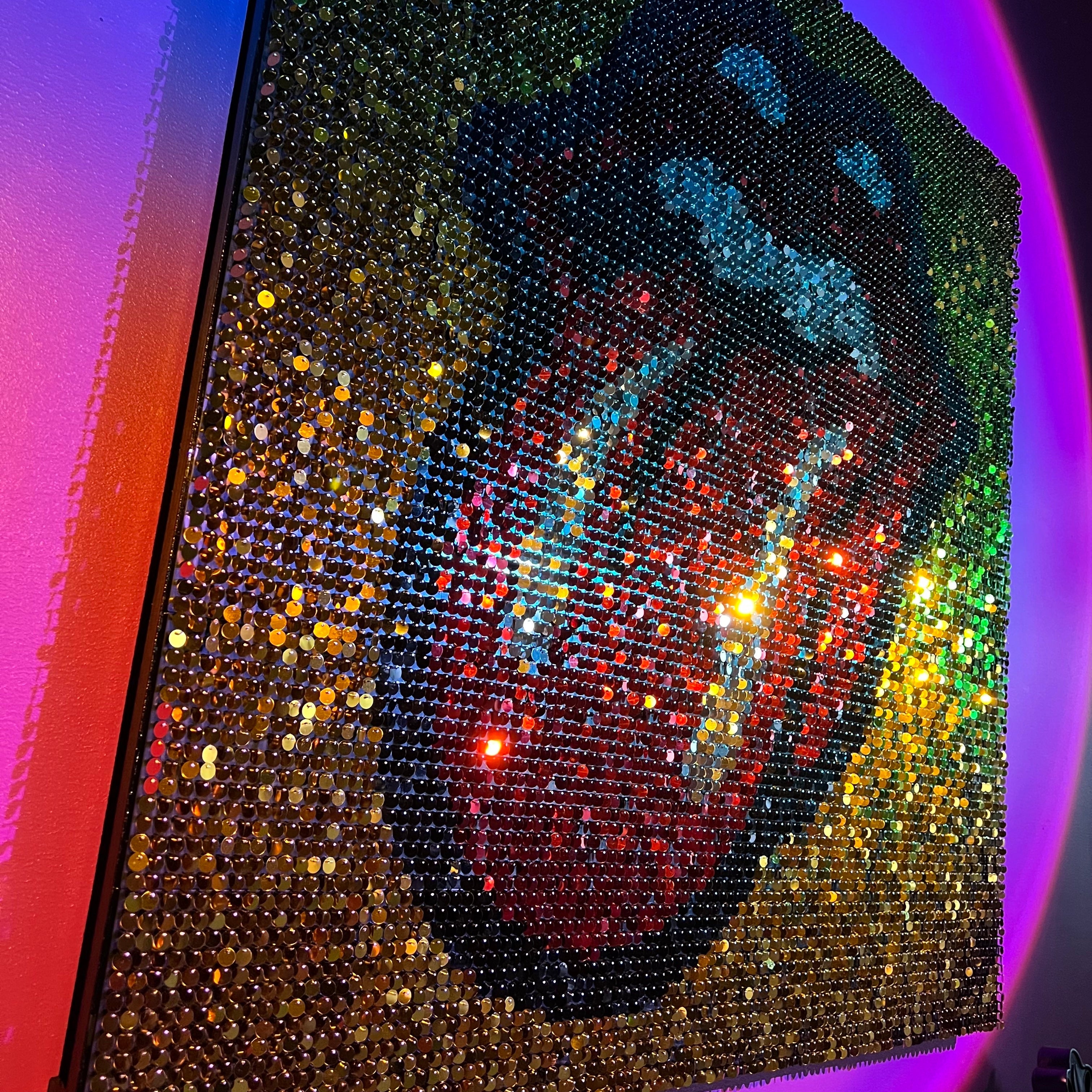 Bilde "LICK ME" Shimmer wall, gjør det selv