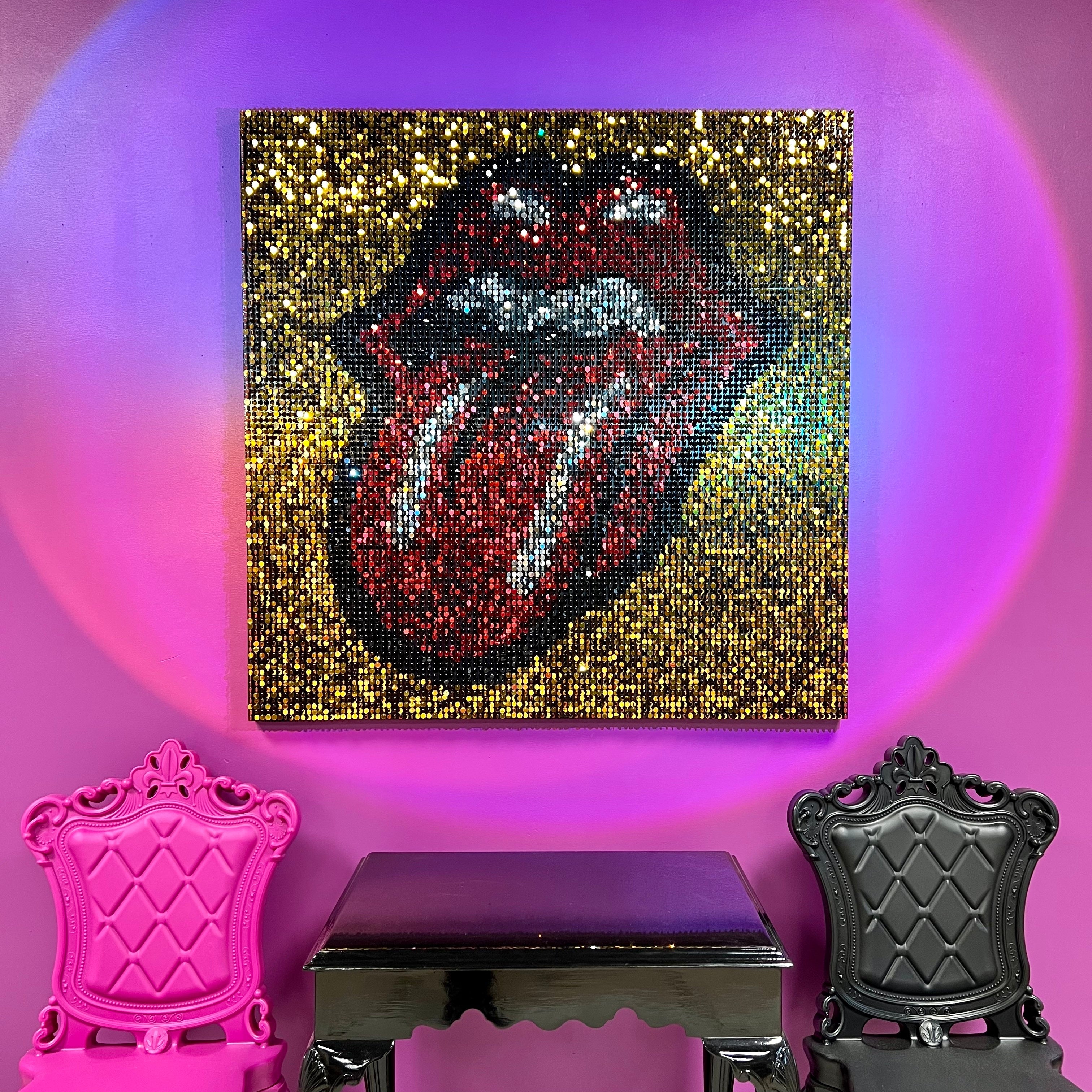 Bilde "LICK ME" Shimmer wall, gjør det selv