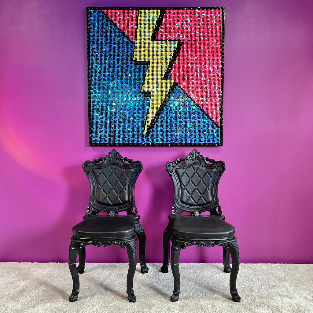 Bilde "Lynet" Shimmer wall. gjør det selv
