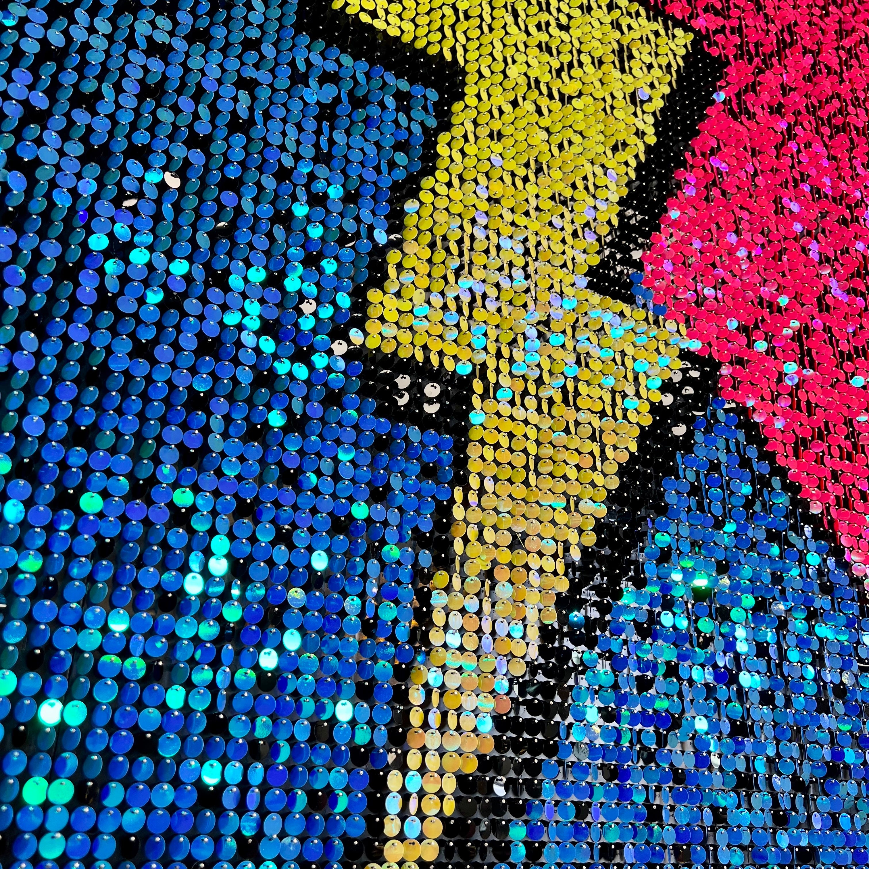 Bilde "Lynet" Shimmer wall. gjør det selv