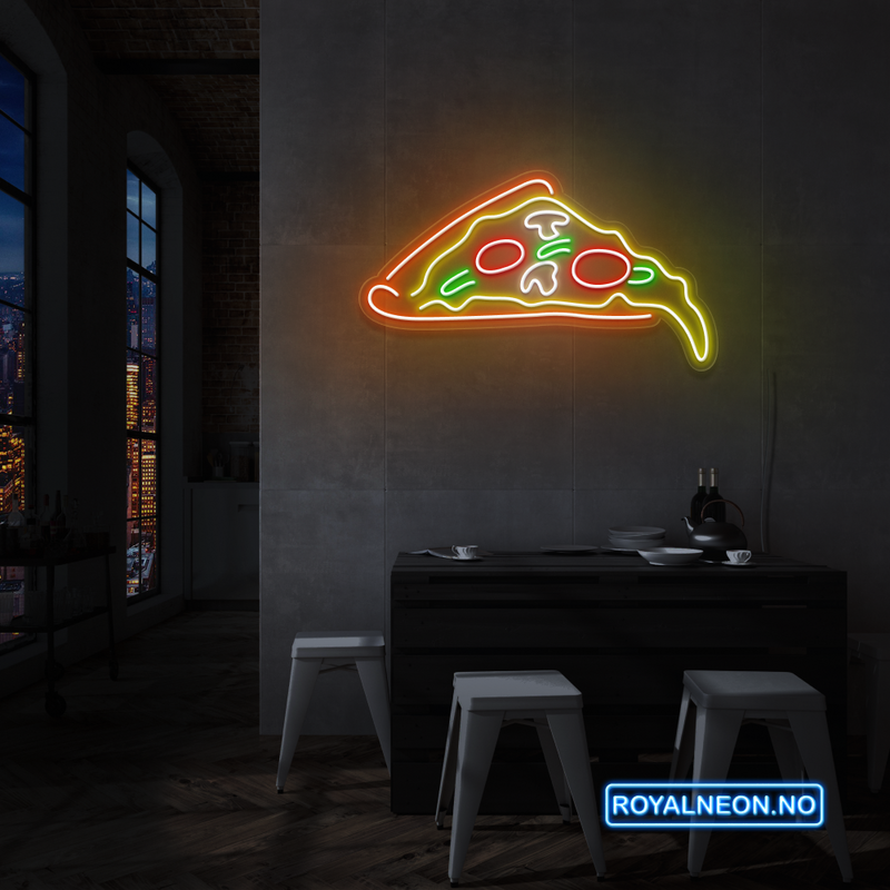 "PIZZA" LED NEONSKILT. Bestilling!