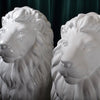 Porselen "Løve" Hvit matt, 85 cm. Bestilling!
