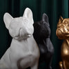 Porselen "Franskbulldog GULL" 34 cm. Bestilling!