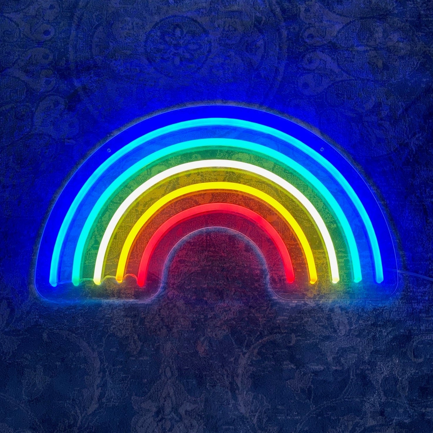 Led neonskilt "Regnbue"