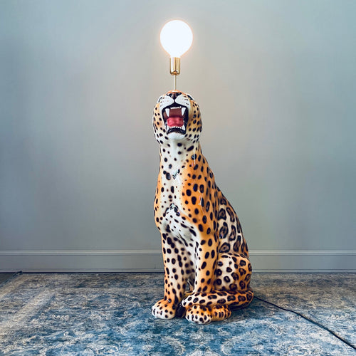 Lampe "Leopard" Porselen XL