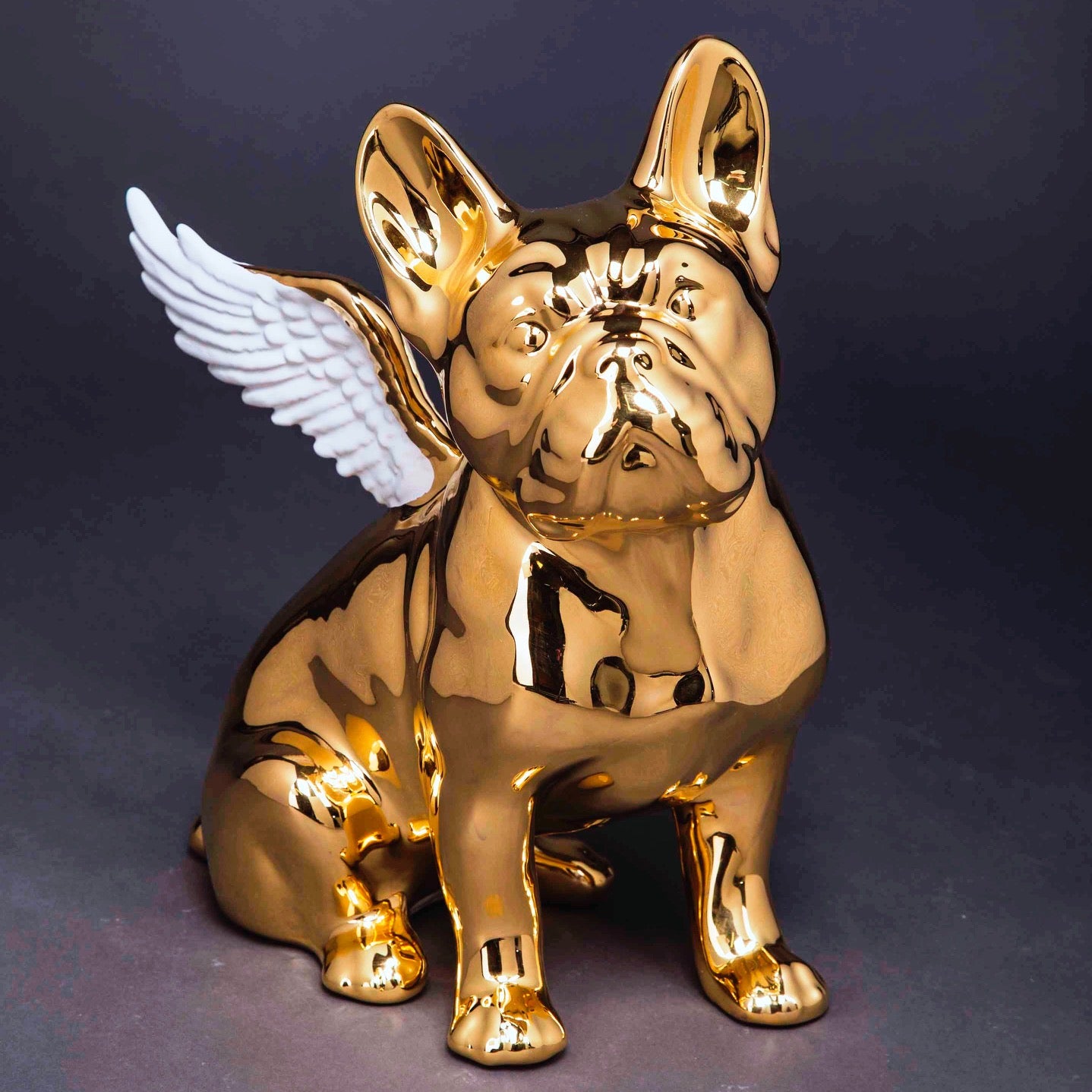 Porselen "Franskbulldog VIP"